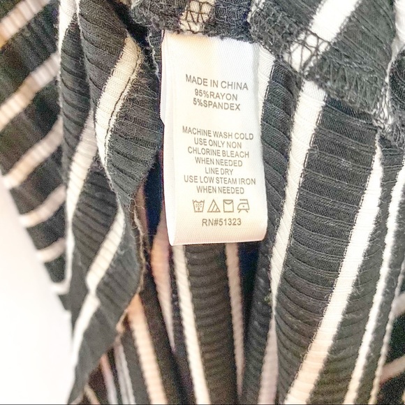 CeCe Tie Rib Knit Stripe Dress - Picture 9 of 9